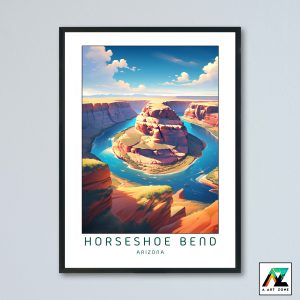 Horseshoe Bend Page Arizona USA - Canyon Scenery Artwork