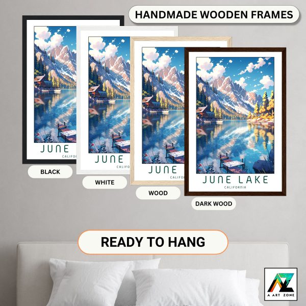 Mono's Natural Haven: June Lake Framed Wall Art