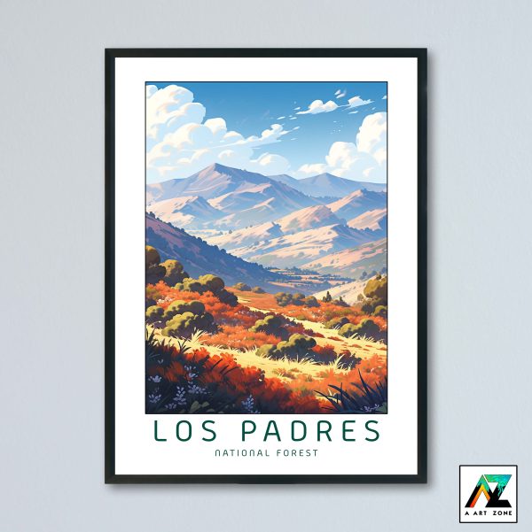 Los Padres National Forest Santa Barbara California USA - National Forest Scenery Artwork