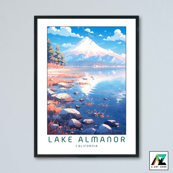 Lake Almanor Plumas County California USA - National Forest Scenery Artwork