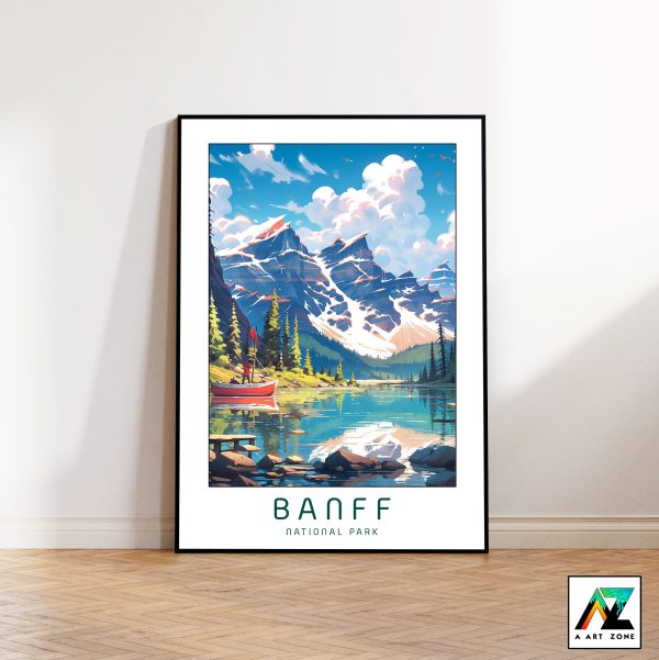 Rocky Retreat: Banff National Park Framed Wall Art Extravaganza