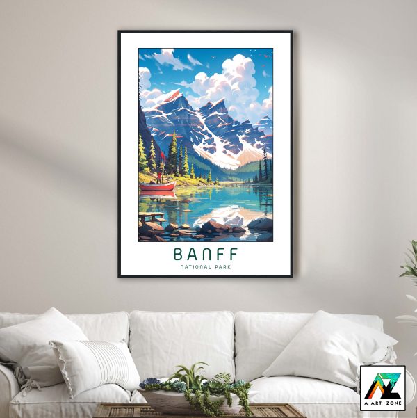 Elevate with Banff: National Park Framed Masterpiece