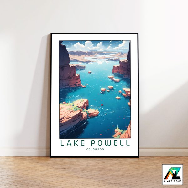 Timeless Lakeside Retreats: Lake Powell Framed Wall Art