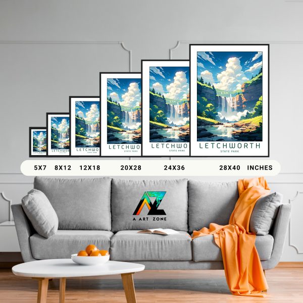 New York's State Park Haven: Framed Wall Art of Letchworth State Park