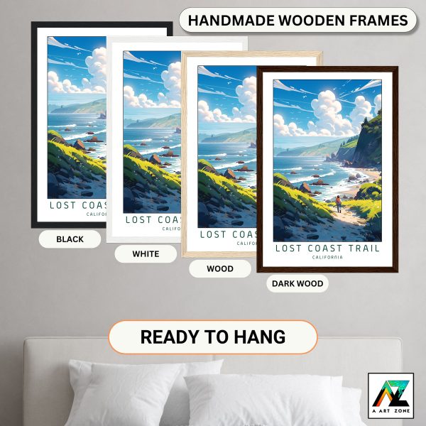 Artistry by the Coast: Framed Wall Art of Lost Coast Trail