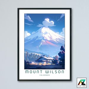 Mount Wilson Dolores County Colorado USA - National Forest Scenery Artwork