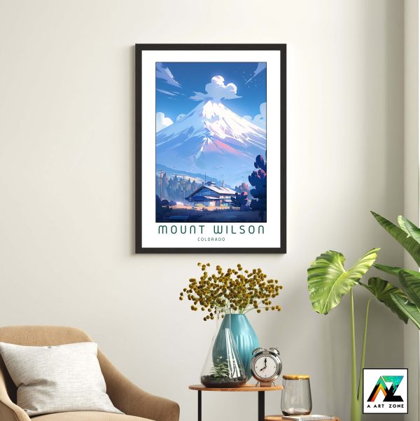 Tranquil Mountain Retreats: Mount Wilson Framed Wall Art