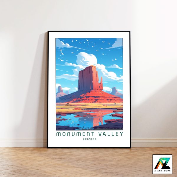 Arizona's Iconic Oasis: Monument Valley Framed Wall Art