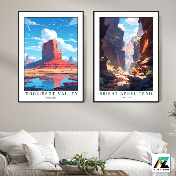 Navajo County's Timeless Beauty: Monument Valley Framed Wall Art