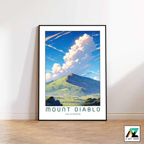Artistry by the Mountain: Mount Diablo State Park Framed Wall Art