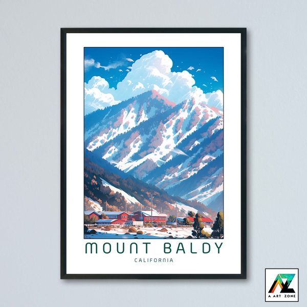 Mount Baldy Mount Baldy Village California USA - National Forest Scenery Artwork