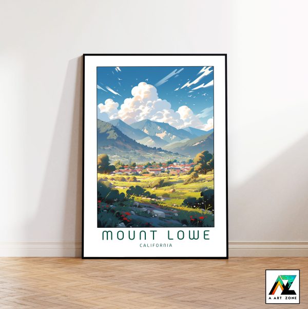 Los Angeles' Timeless Beauty: Mount Lowe Framed Wall Art