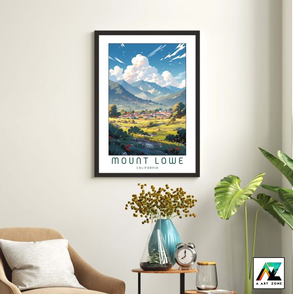 California's Natural Oasis: Mount Lowe Framed Wall Art