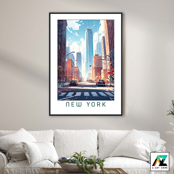 Skyscraper Symphony: New York City Framed Wall Art
