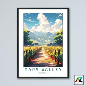 Napa Valley Napa California USA - Vineyards Scenery Artwork