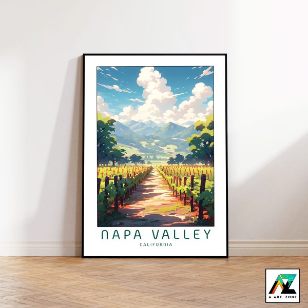 Nature's Symphony: Framed Napa Valley Wall Art in California, USA