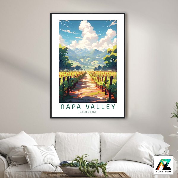 Artistry in the Vineyards: Napa Valley Framed Wall Art in California