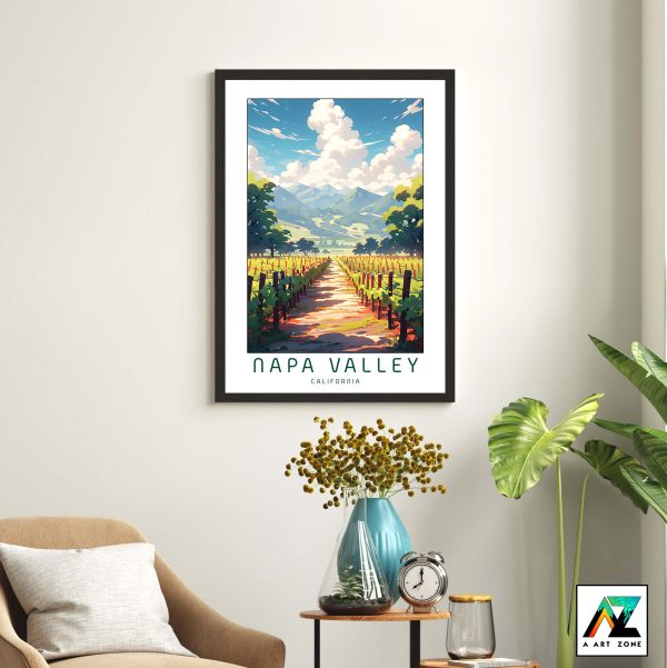 Wine Country Bliss: Framed Wall Art of Napa Valley