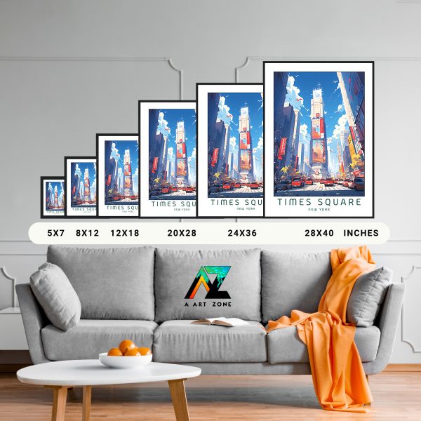 City That Never Sleeps: Times Square Framed Wall Art