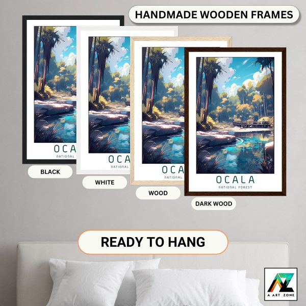 Serenity in Scenery: Framed Wall Art of Ocala National Forest
