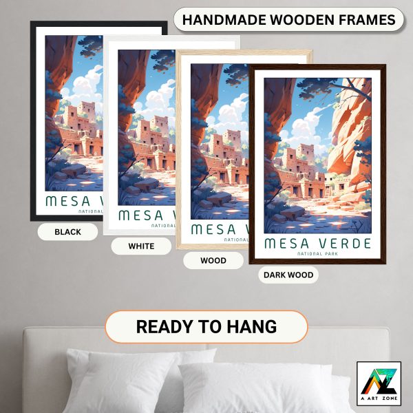 Serenity in Frames: Mesa Verde National Park Scenery Artwork Extravaganza