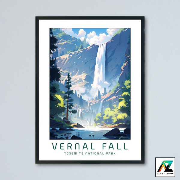 Vernal Majesty: Yosemite National Park Framed Art of Eastern Central California