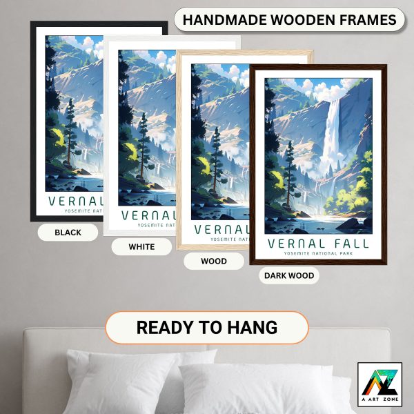 Breathtaking Horizons: Framed Artwork Showcasing Yosemite's Scenic Beauty