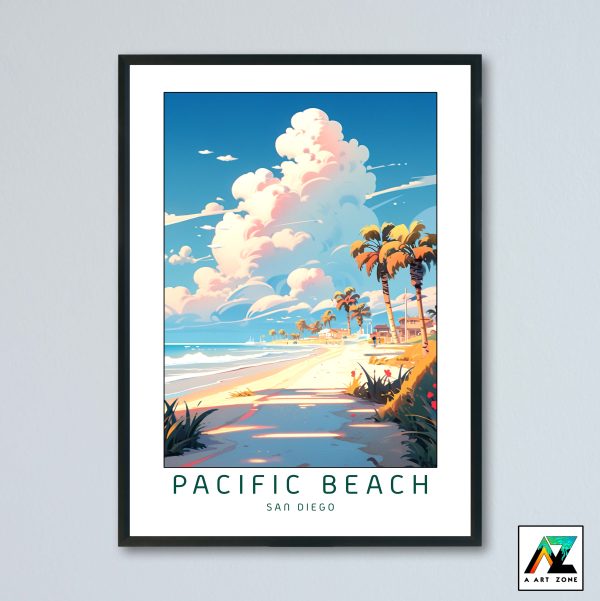 Pacific Beach San Diego California USA - Beach Beach Scenery Artwork