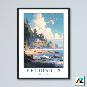 Peninsula State Park Wall Art Door Wisconsin USA – State Park Scenery Artwork