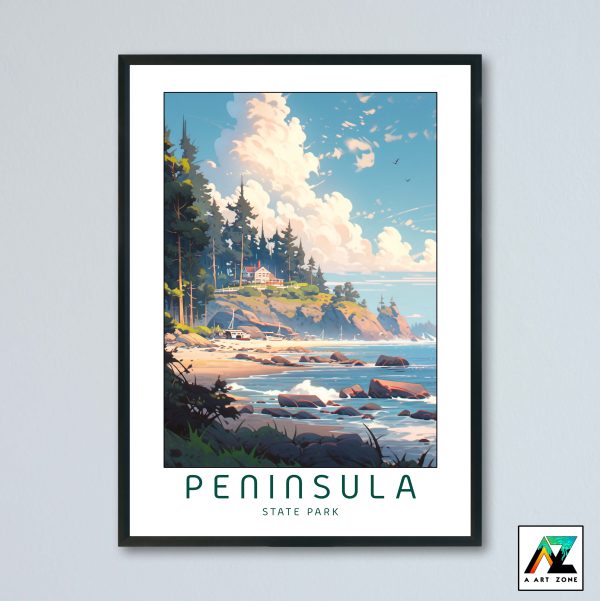 Peninsula State Park Wall Art Door Wisconsin USA – State Park Scenery Artwork