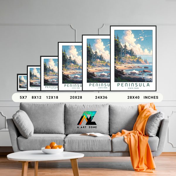 Wisconsin Haven: Peninsula State Park Framed Wall Art