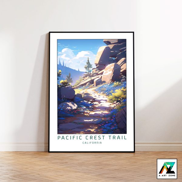 Artistry in Trailside Living: Chester's Pacific Crest Trail Framed Wall Art