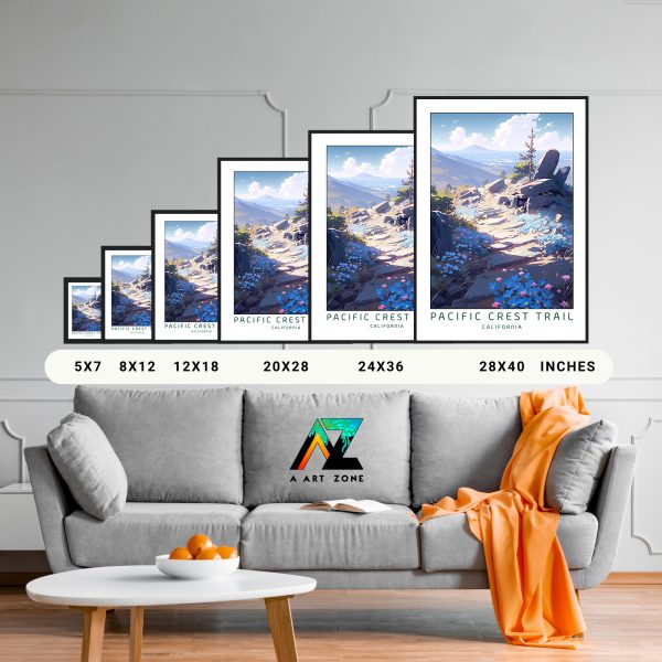 California Sunshine Expedition: Pacific Crest Trail Framed Wall Art