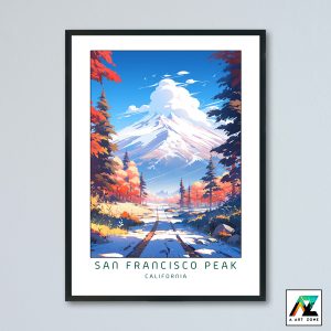 California Ascent: San Francisco Peaks Framed Wall Art
