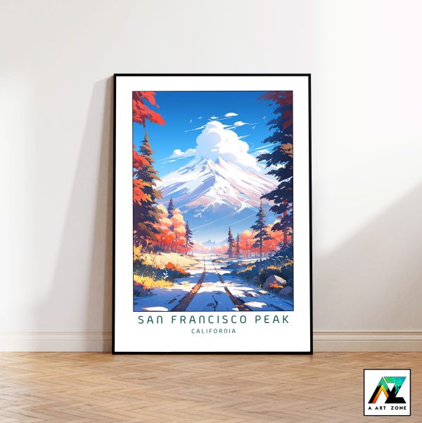 Artistry in California Peaks: Framed Wall Art of San Francisco Peaks