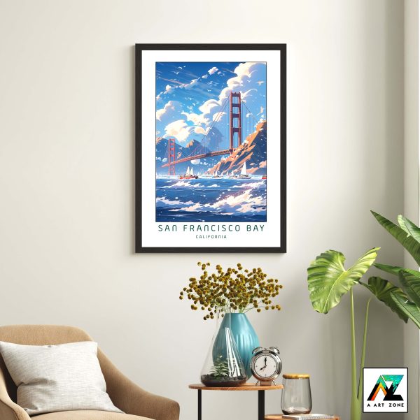 Coastal Retreats: San Francisco Bay Beach Framed Wall Art