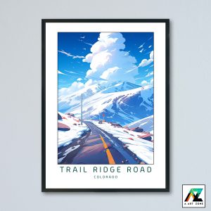 Wilderness Retreats: Trail Ridge Road Framed Wall Art