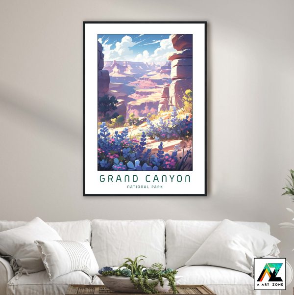 Redefine with Sunny Nature: Coconino County Framed Wall Art at the Grand Canyon