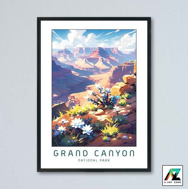 Redefine with Nature's Marvel: Coconino County Framed Poster at the Grand Canyon