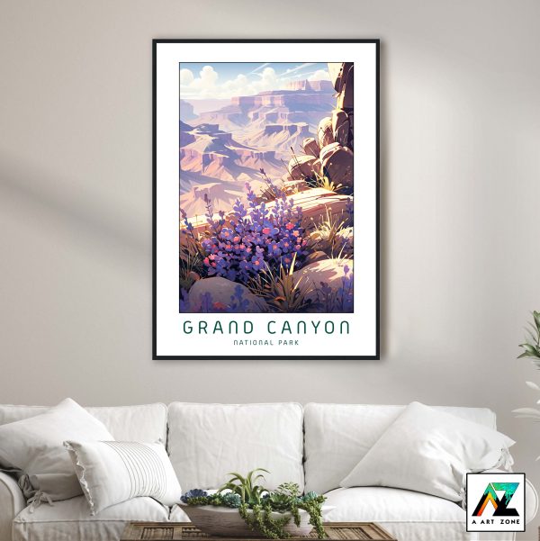 Redefine with Vivid Nature: Coconino County Framed Poster at the Grand Canyon