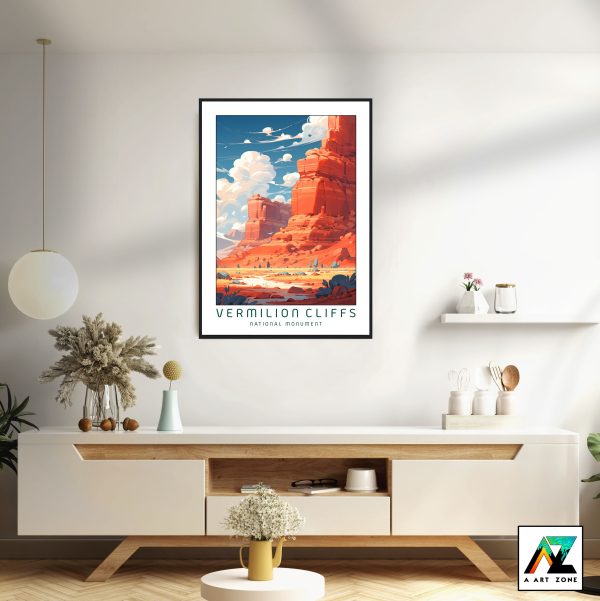 Artistry in Arizona Wilderness: Framed Wall Art of Vermilion Cliffs National Monument
