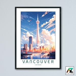 Vancouver Vancouver City British Columbia Canada - City View Scenery Artwork