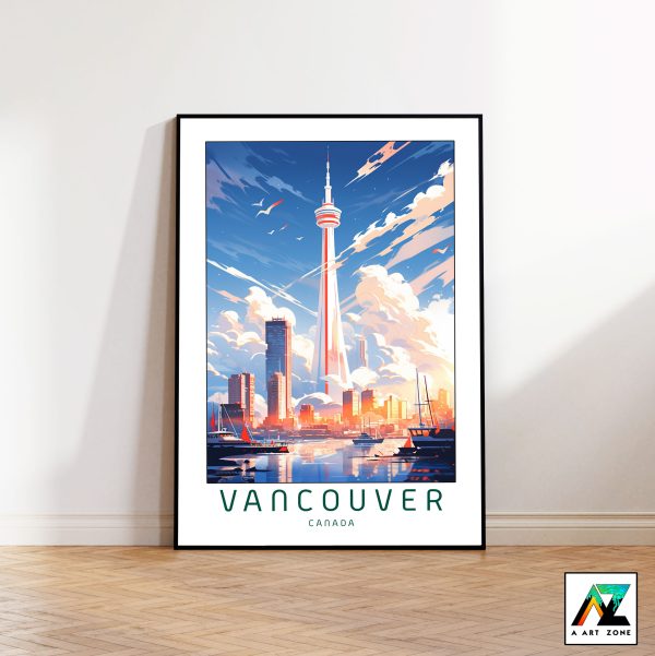 Metropolitan Marvel: Framed Vancouver City Wall Art in British Columbia, Canada