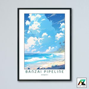 Banzai Pipeline Pupukea Hawaii USA - Beach Scenery Artwork