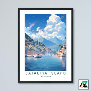 Catalina Island Santa Catalina California USA - Island Scenery Artwork