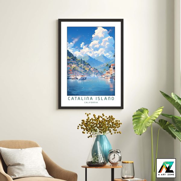 Nature Meets Island: Framed Catalina Island Wall Art in Santa Catalina, California, USA