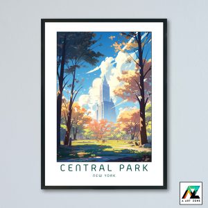 Central Park New York City New York USA - Park Scenery Artwork