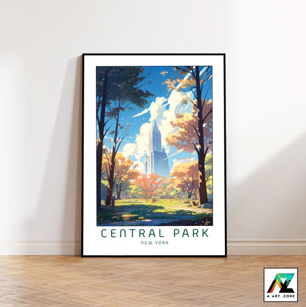 New York's Park Beauty: Framed Wall Art of Central Park