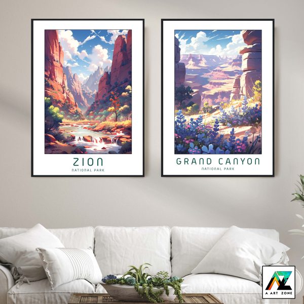 Redefine with River Beauty: Iron County Framed Art at Zion National Park