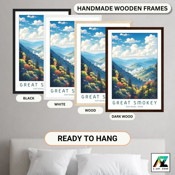 Serenity in Frames: Great Smoky Mountains Wall Art Extravaganza